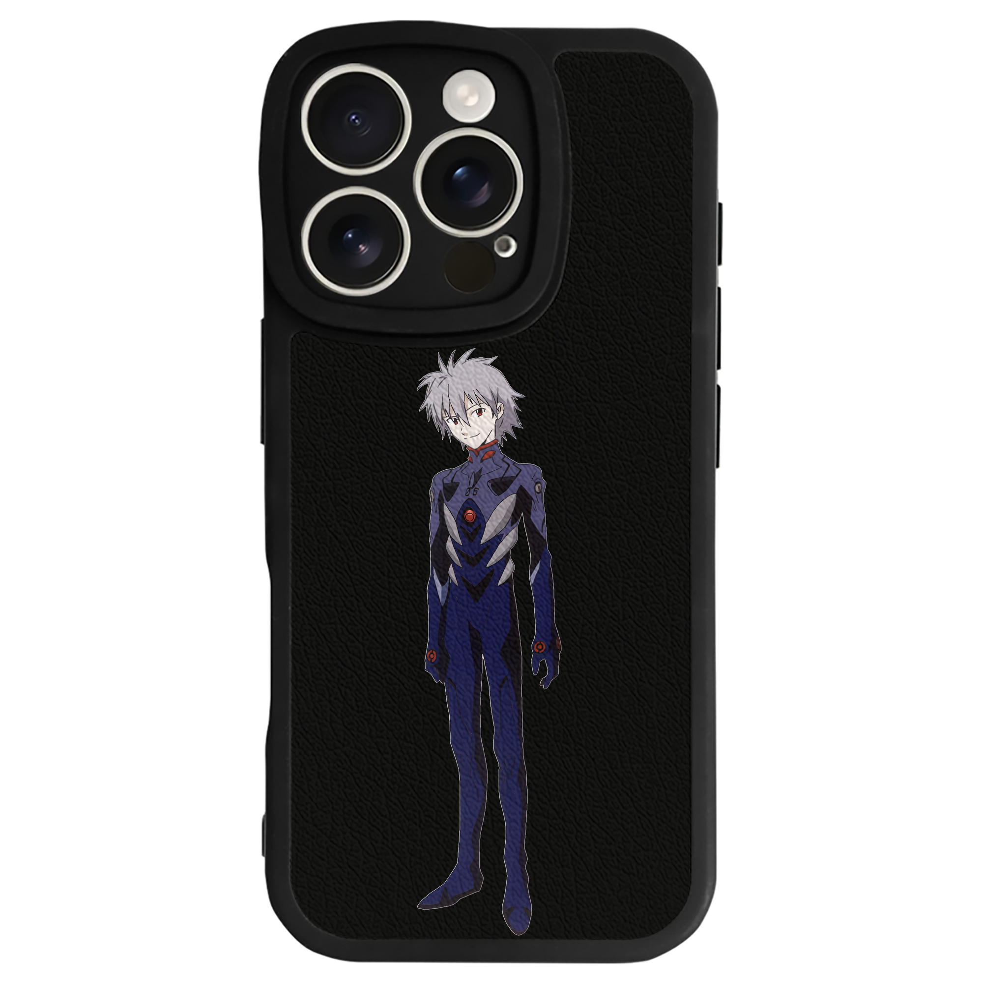 （画像用） EVA 新世紀エヴァンゲリオン 【iPhone 16シリーズ対応】シリコンスマホケース（レザー調） 材質：シリコン